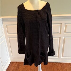 Women's Mohair dark plum Sweater